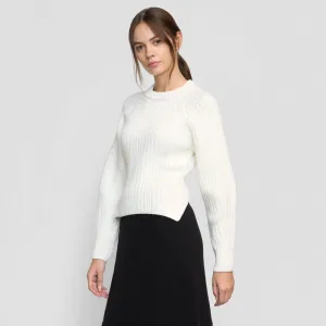Iona Organic Cotton Cropped Sweater Winter Layer