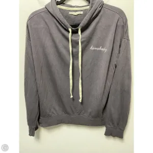 ElasticCuffDesign Sweatshirt Hoodie By Clothes Mentor In Grey, Size: Xs
