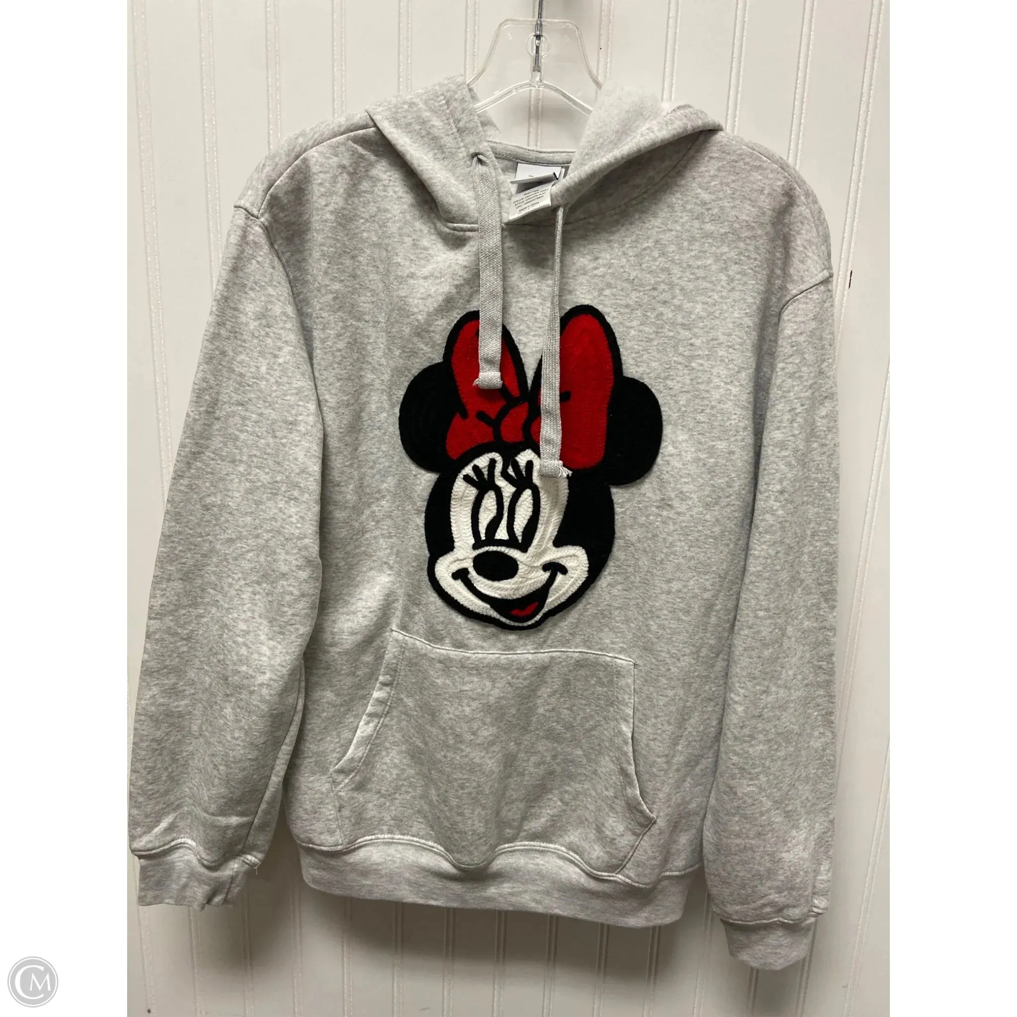 Sweatshirt Hoodie By Disney Store In Grey, Size: M fresh start