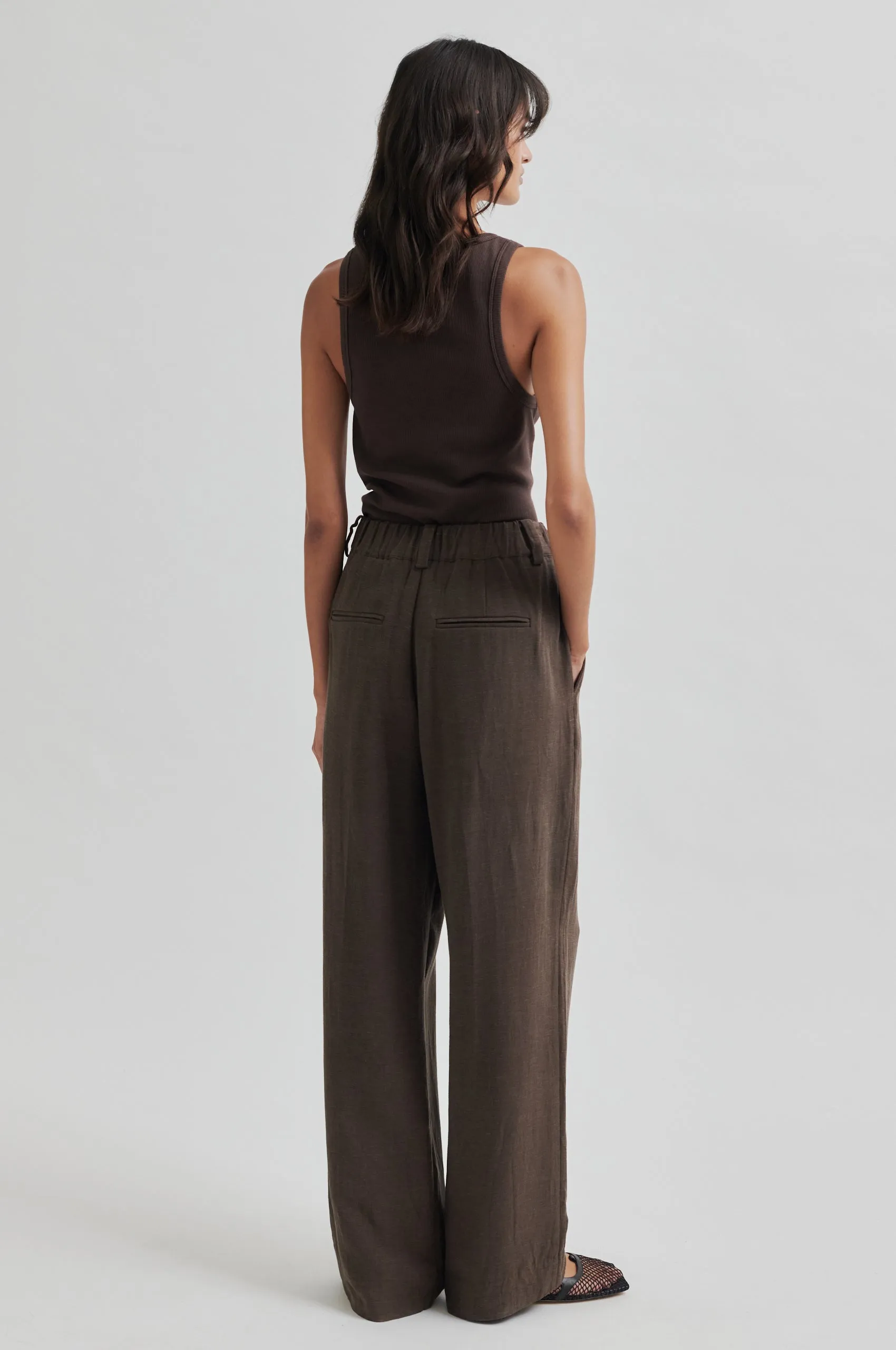 Lino Trousers Practical Style AntiPillingFabric