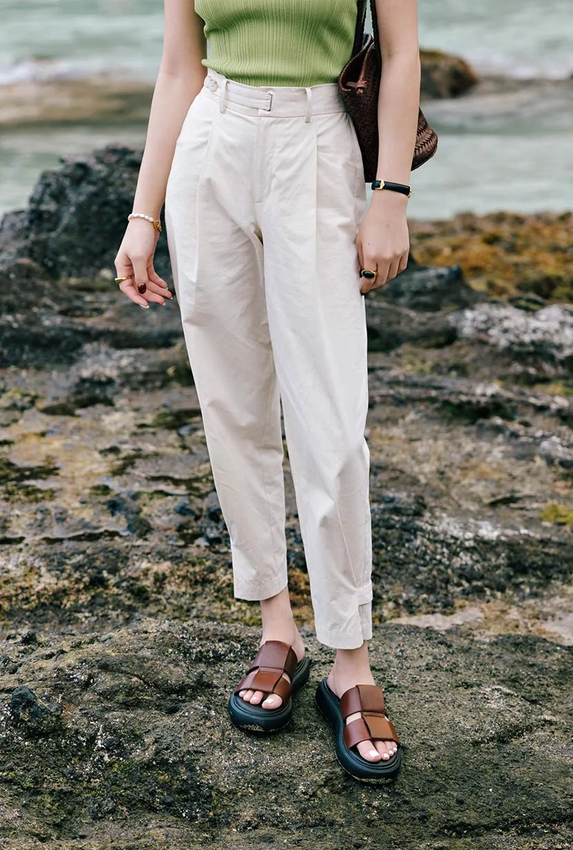 Romi Pants - Cream Work Safe Gentle Power