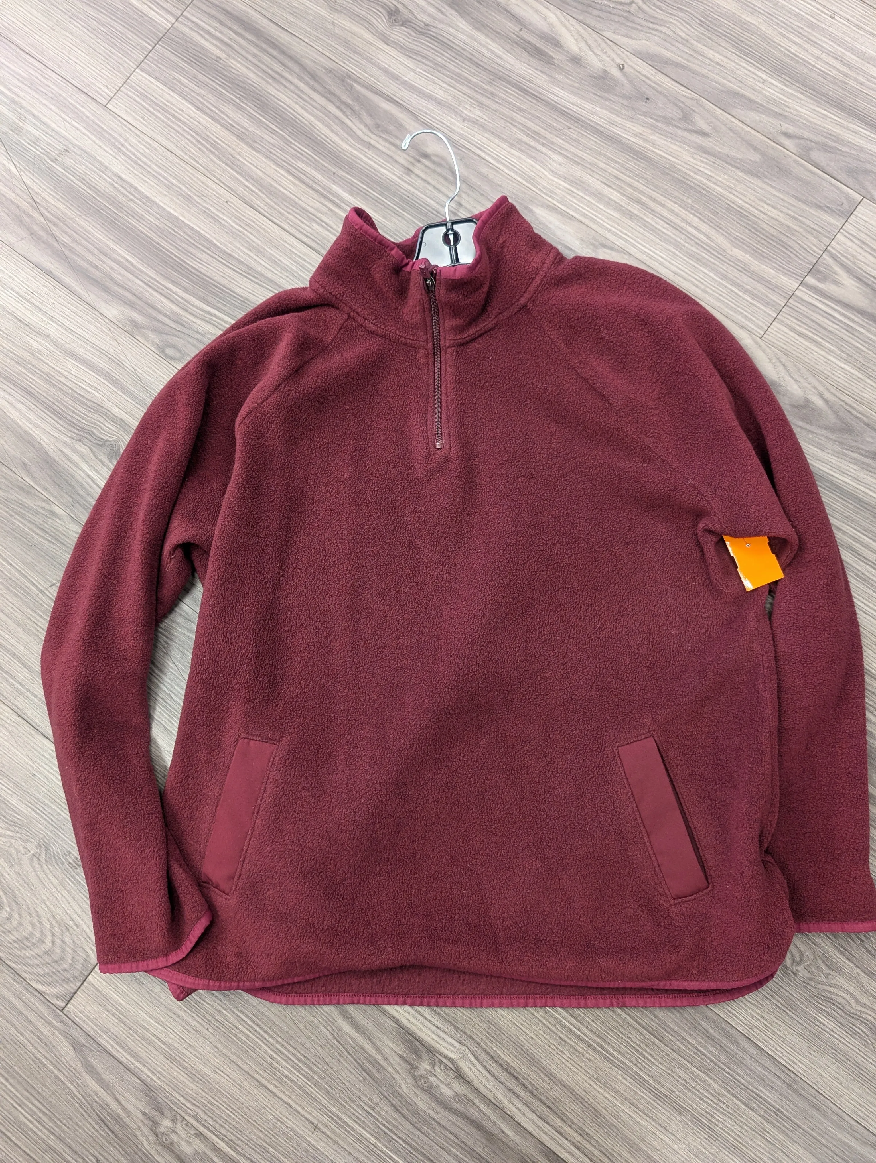Nordic Light Sweatshirt Collar By Tek Gear In Red, Size: Xxl
