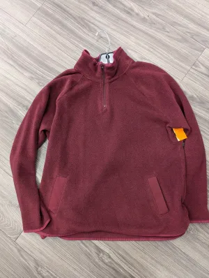 Nordic Light Sweatshirt Collar By Tek Gear In Red, Size: Xxl
