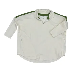 Sweatshirt Collar By Tuckernuck In Cream & Green, Size:Xs Summer Outfit Slim Fit Jeans