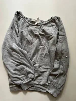 Virtual Fit WrinkleResistant Fabric Sweatshirt Crewneck By Loft In Grey, Size: M