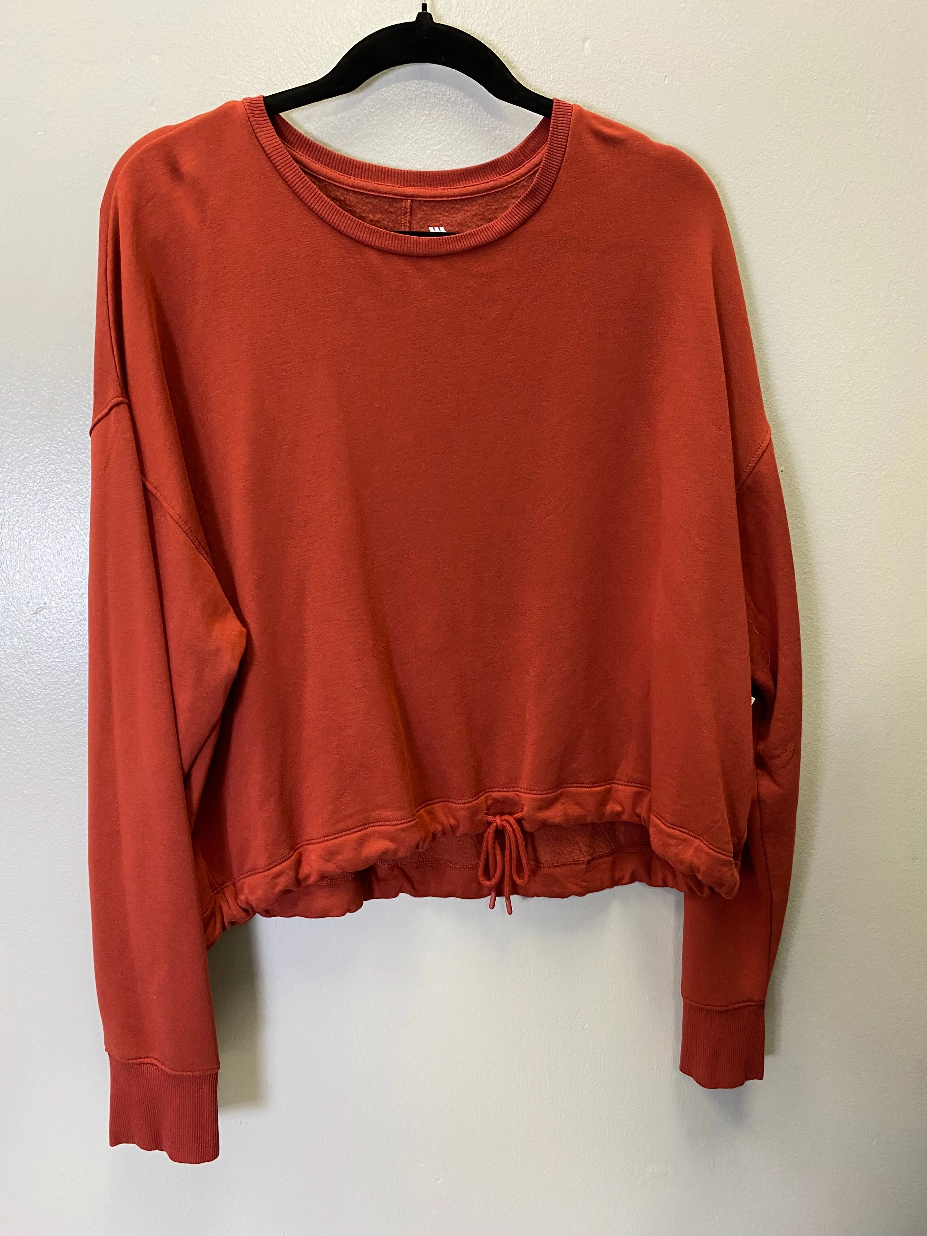 SWEATSHIRT CREWNECK ALL IN MOTION in RED, Size: 2X Aerated Seam Placement Trendy Jacket