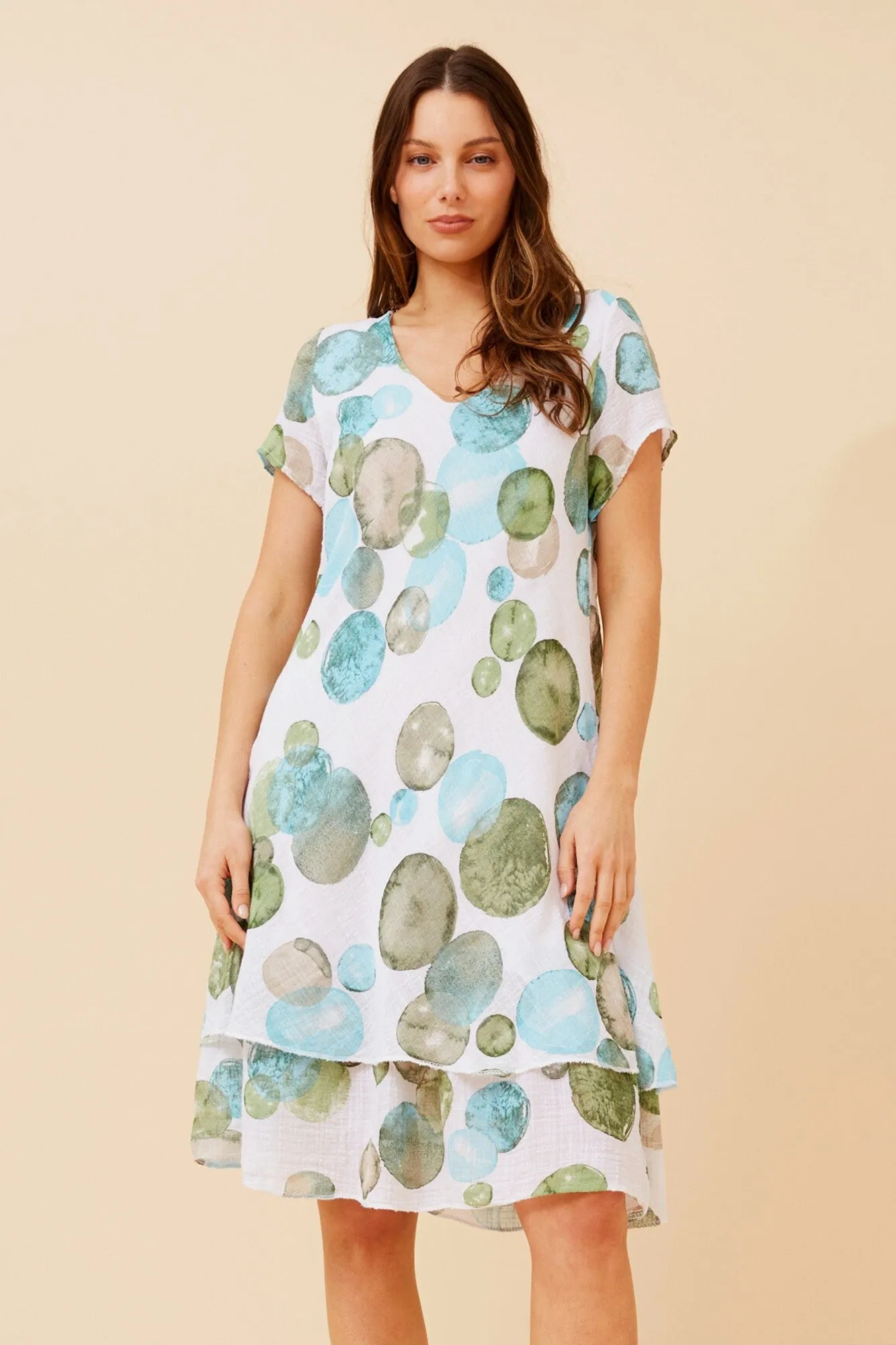 Fashion Essential family gathering ELECTRA POLKA DOT PRINT DRESS