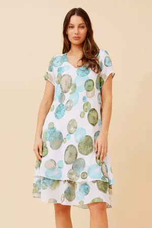 ELECTRA POLKA DOT PRINT DRESS Relaxed Appearance
