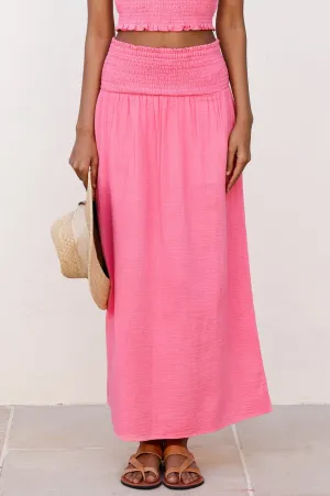 Heritage Inspired Brady Cheesecloth Skirt | Pink Lemonade