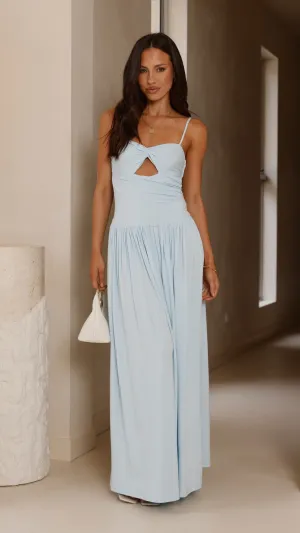Rural Air Libertine Maxi Dress - Sky Blue