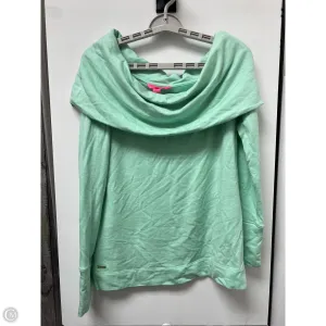 Loose Thread Sweatshirt Designer By Lilly Pulitzer In Teal, Size: S