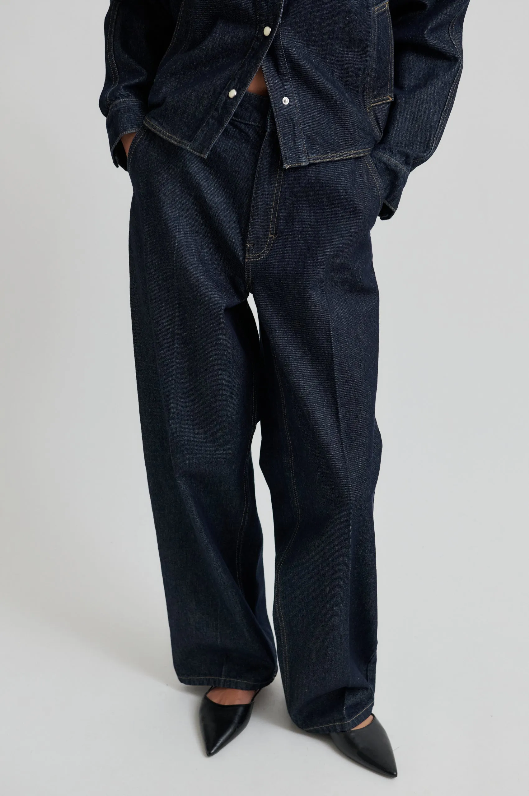Sky Mood Chic Edge Columbus New Denim Trousers