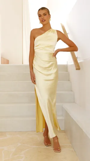 Ruby Shine Designed with comfort in mind this dress is perfect for all-day wear Jenna Maxi Dress - Yellow