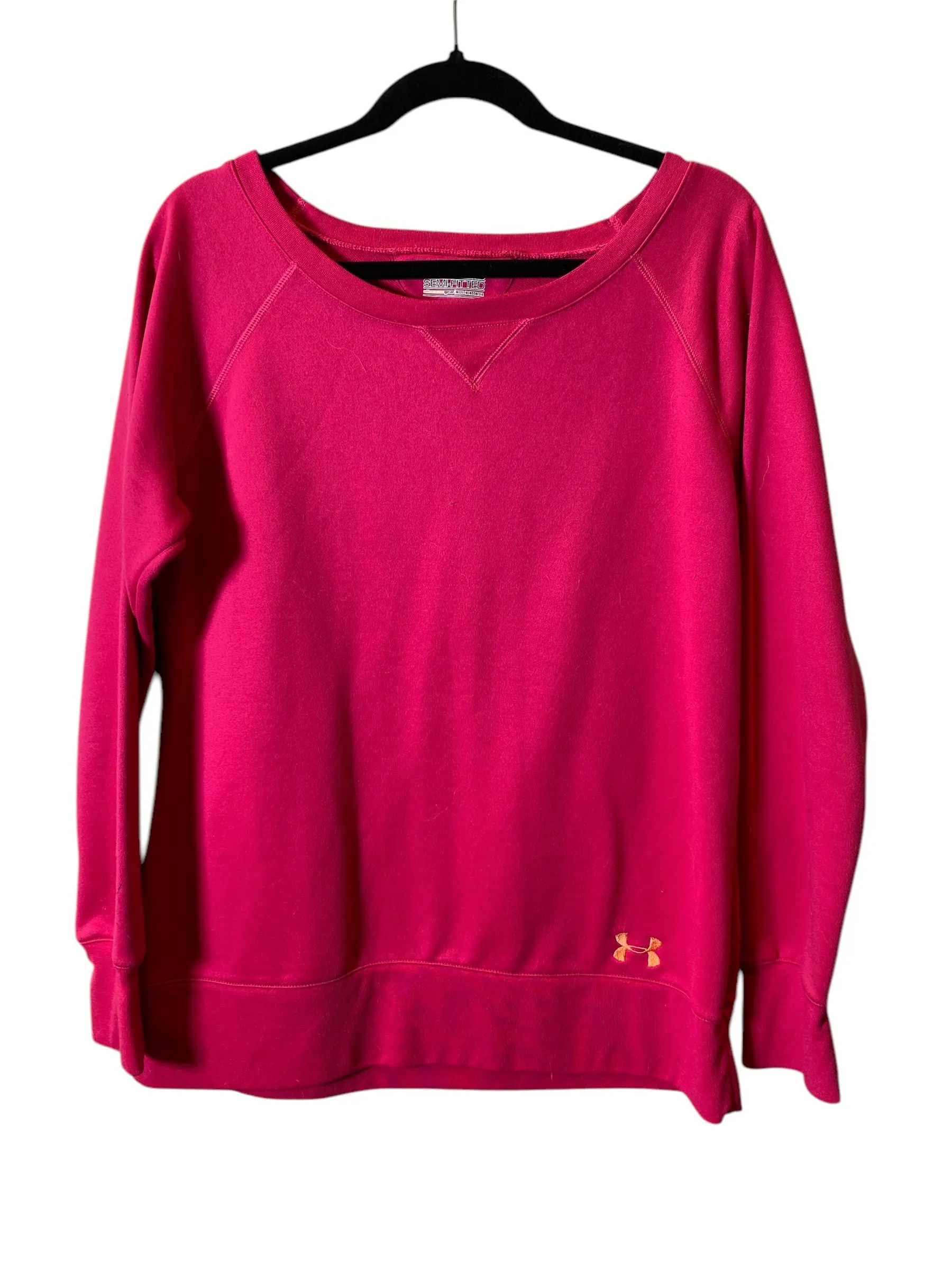 Sweatshirt Crewneck By Under Armour In Pink, Size: L Move Fast