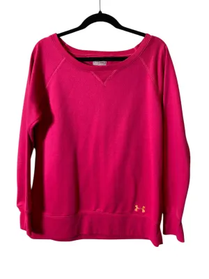 Sweatshirt Crewneck By Under Armour In Pink, Size: L Move Fast