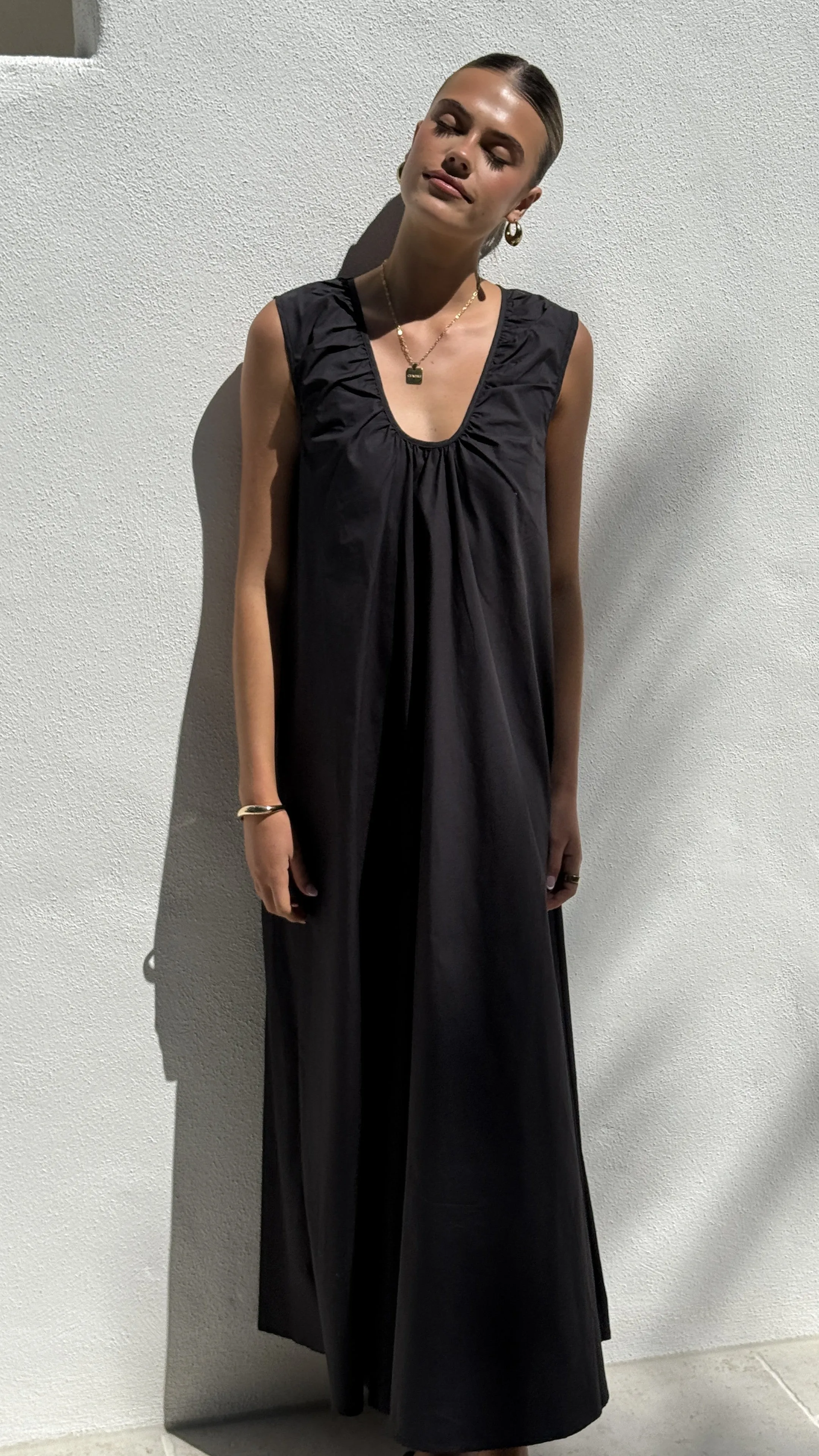 Scout Maxi Dress - Black Effortless vacation dress
