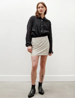 Mini Skirt Dusty White Muted Scuba Modern Combo