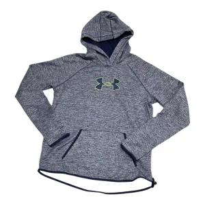 Athletic Sweatshirt Hoodie By Under Armour In Navy, Size: M Everyday Comfort Activewear