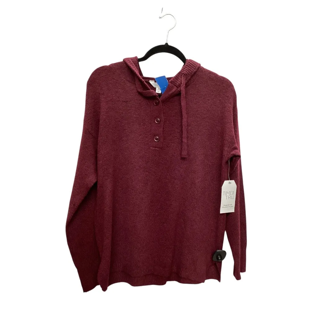 Sweatshirt Hoodie By Time And Tru In Purple, Size: Xs Work-Ready Energy Mood