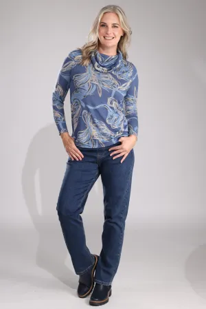 Simple Layers Regular Jeans | DARK INDIGO | 0022B1