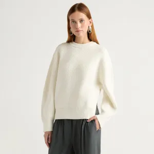 Tate Organic Cotton Side-Zip Sweater Fashion Layer Adjustable drawstring