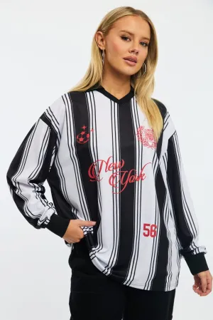 White Sport Tee Long Sleeve LongLastingColor