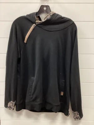 Park Day Colorfast Technology Sweatshirt Hoodie By Maurices In Black, Size:L