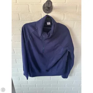 Athletic Sweatshirt Collar By Clothes Mentor In Blue, Size: M Shoot Mood