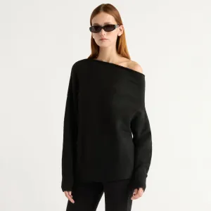 Warm Winter Wear Warm Appeal Iris Off-Shoulder Sweater