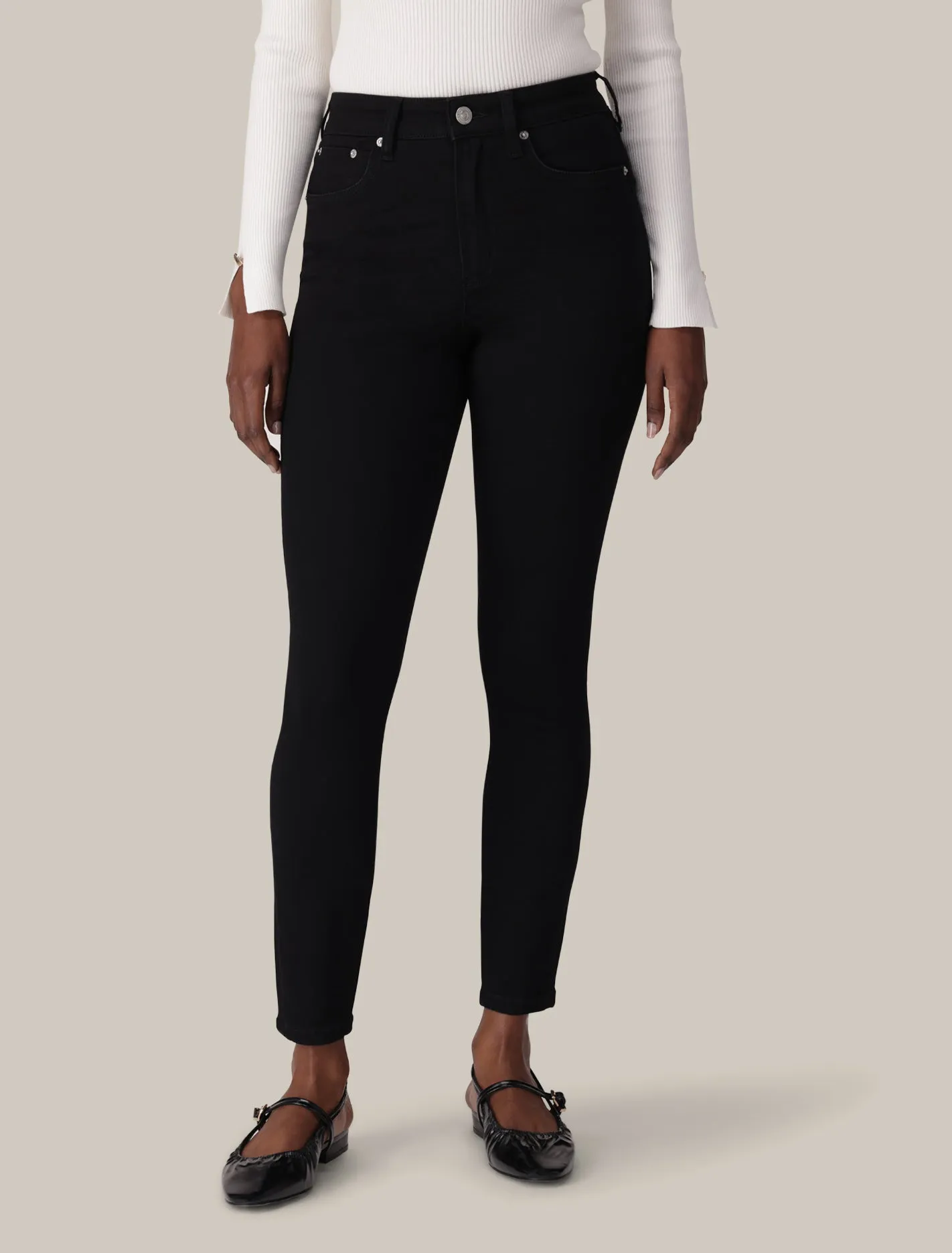 Nala Mid-Rise Skinny Jeans Quality Staple Yearlong Fit