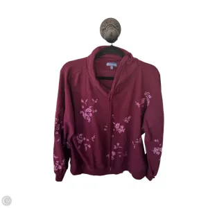 Sweatshirt Collar By Democracy In Maroon, Size: Xl Elite Core