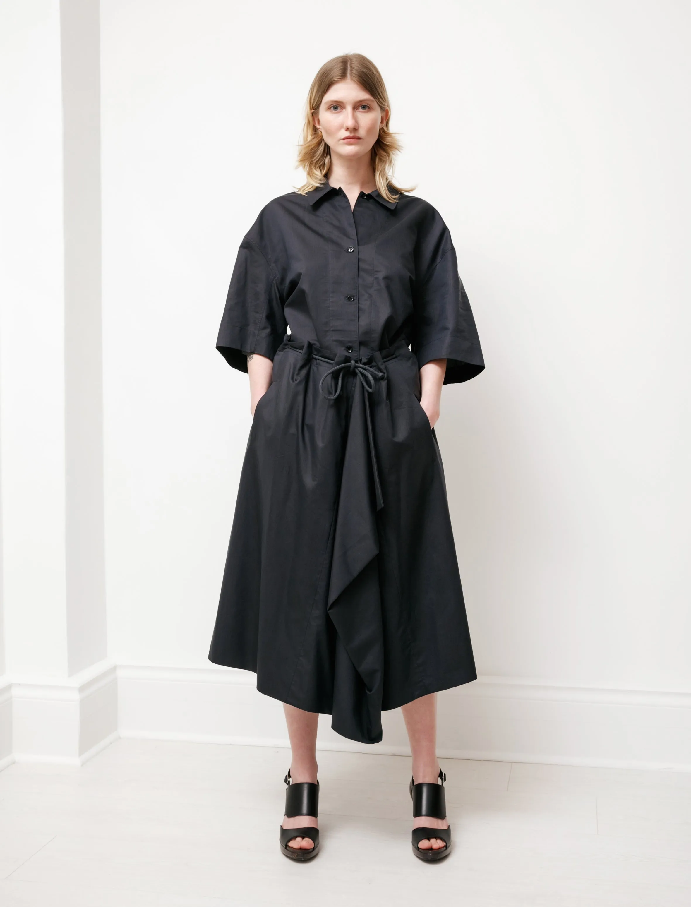 Loose Skirt Marine Black Water Repellent Lightweight Lining