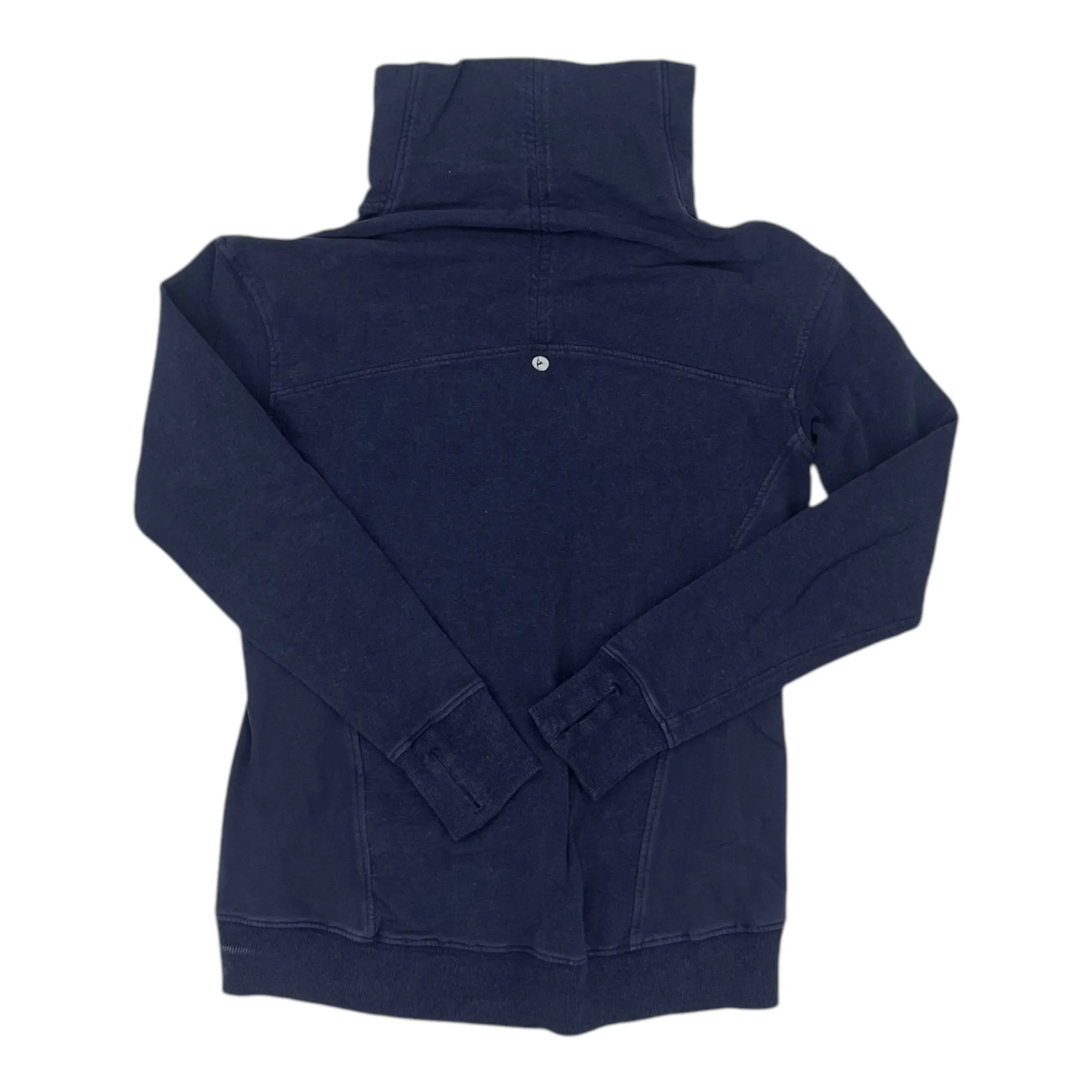 Athletic Sweatshirt Collar By 90 Degrees By Reflex In Blue, Size:S Gentle Glow DoubleStitched Seams