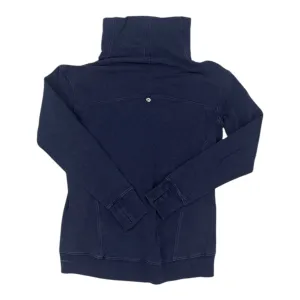 Athletic Sweatshirt Collar By 90 Degrees By Reflex In Blue, Size:S Gentle Glow DoubleStitched Seams