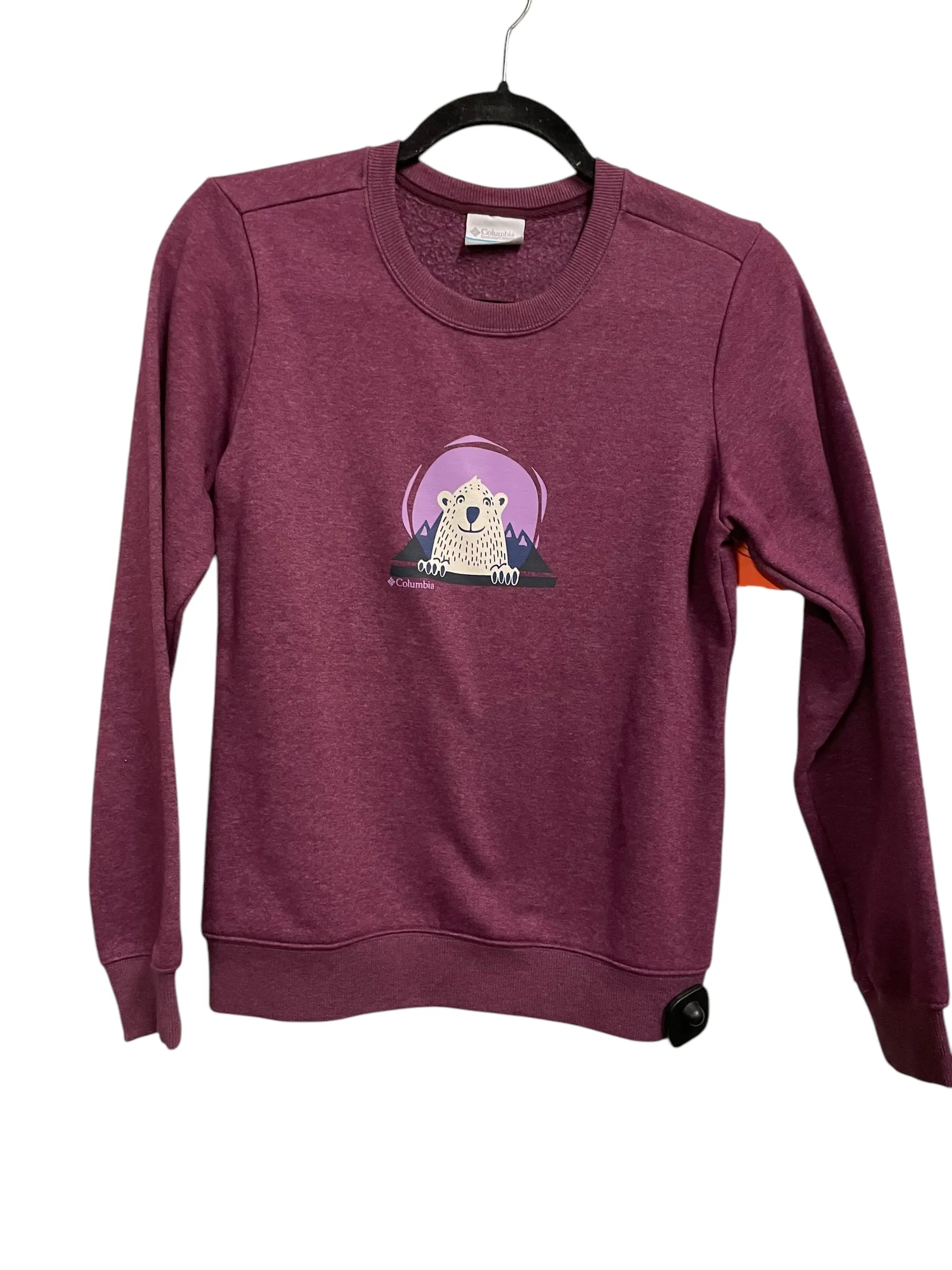 Athletic Sweatshirt Crewneck By Columbia In Mauve, Size: Xs Casual Fashion Lightweight Vest