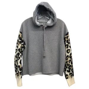 DurableWeave Laid-Back Outfit Sweatshirt Hoodie By Jamison In Grey, Size:M