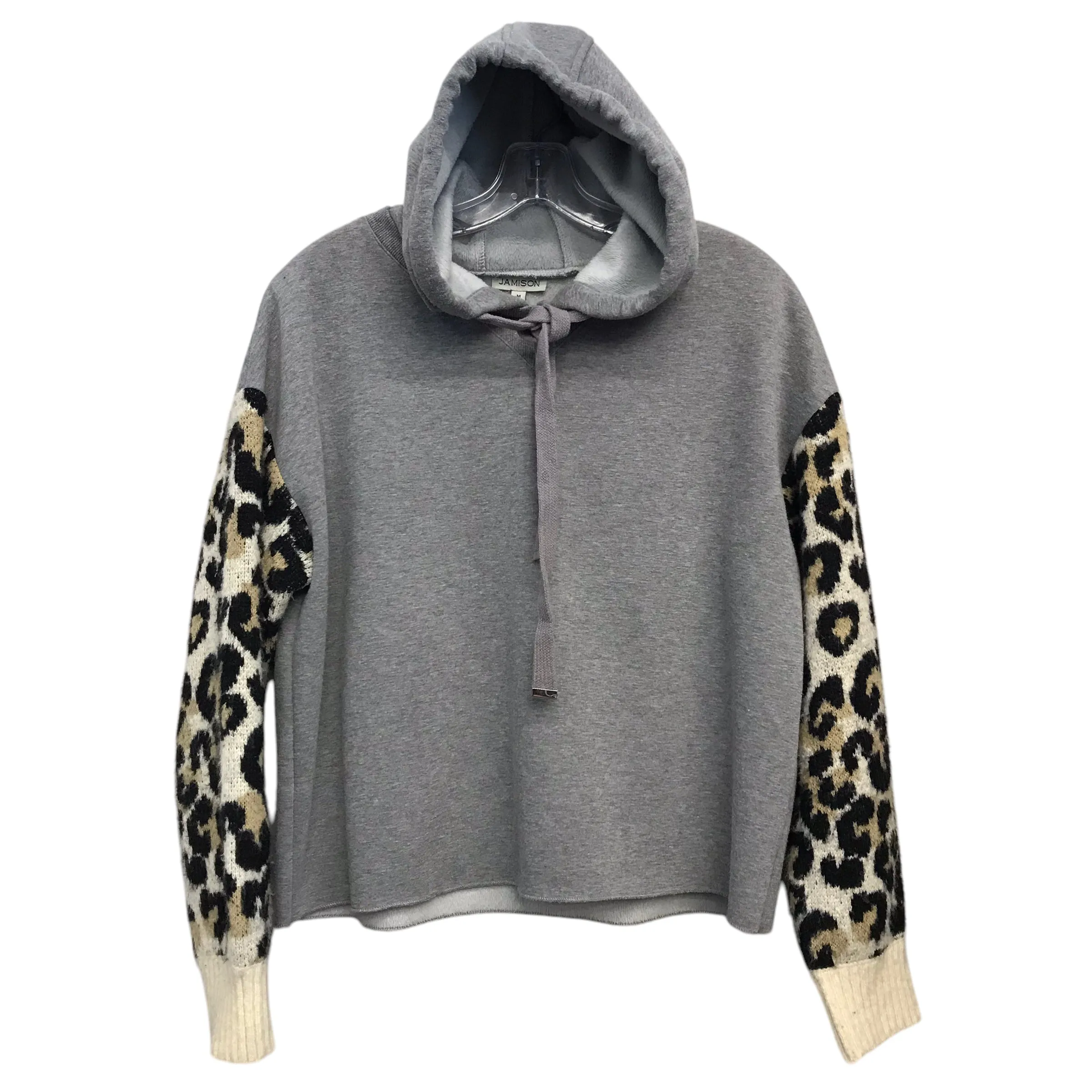 DurableWeave Laid-Back Outfit Sweatshirt Hoodie By Jamison In Grey, Size:M