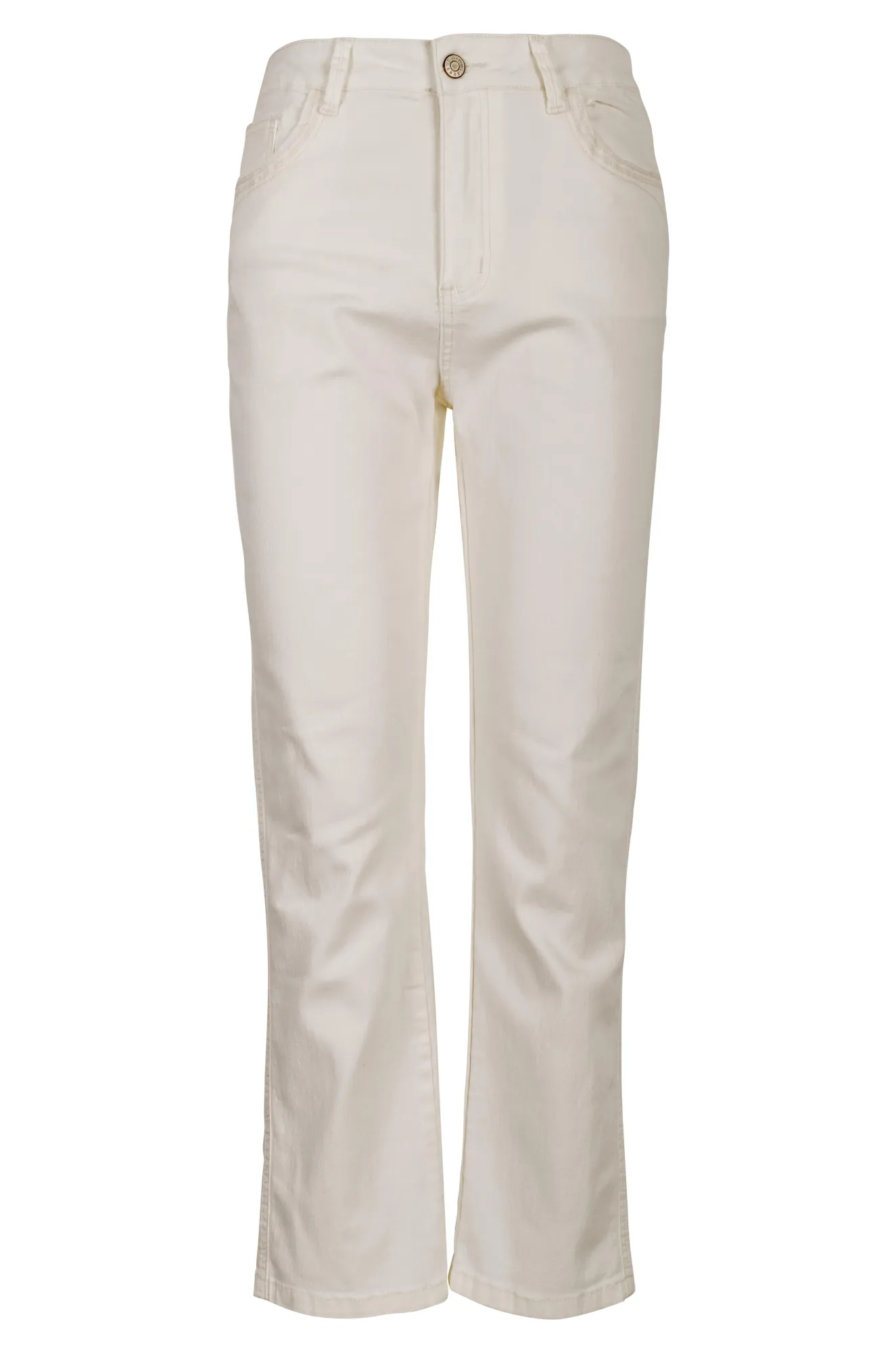 Abrasion Resistant Surface Coloured Denim Short length Jeans | PEARL | 6902AR
