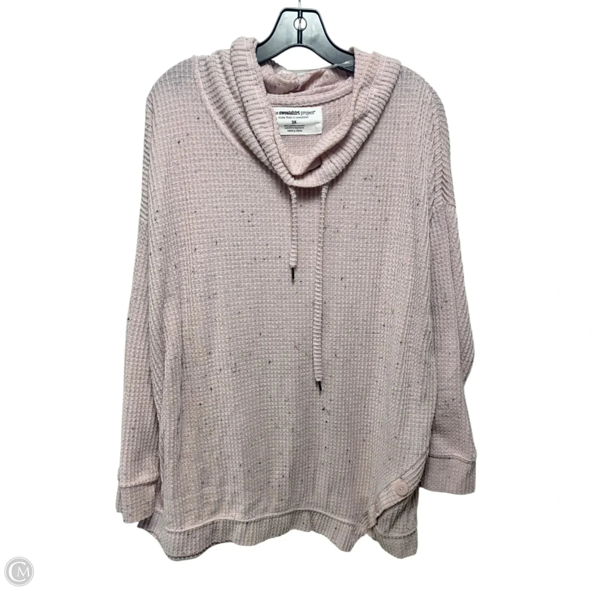 Strong Soul Cowl Neck Sweatshirt By The Sweatshirt Project In Purple, Size: 3x
