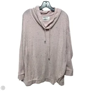 Strong Soul Cowl Neck Sweatshirt By The Sweatshirt Project In Purple, Size: 3x