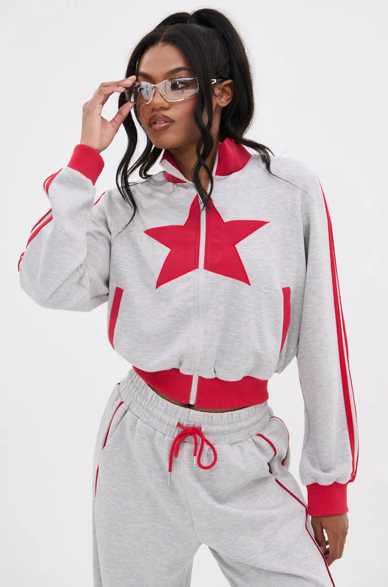 Urban Sporty product urban fashion sense ALL STAR FULL ZIP MOCK NECK SWEATSHIRT