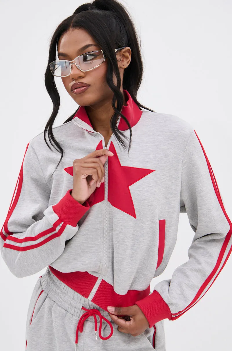 Warm Clothing Effortless Hoodie ALL STAR FULL ZIP MOCK NECK SWEATSHIRT