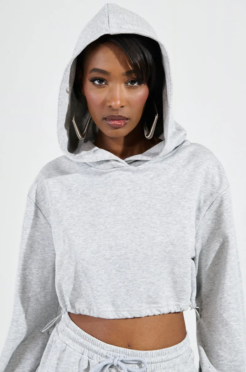 product tweed warmth product shoe support A CALM FLEX PULL OVER SWEATSHIRT IN HEATHER GREY
