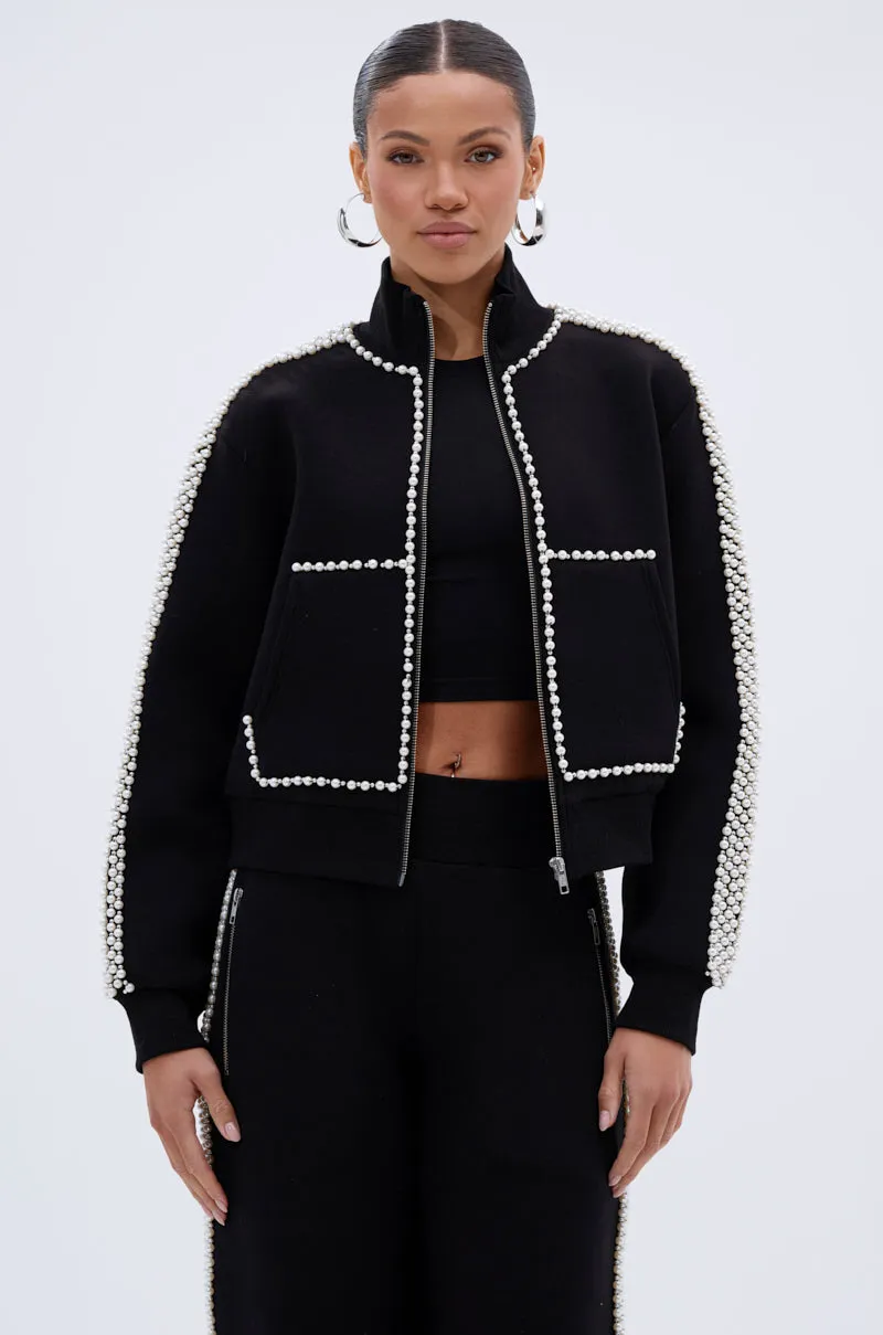 Cool Vibes PEARL GIRL ZIP UP SWEATSHIRT