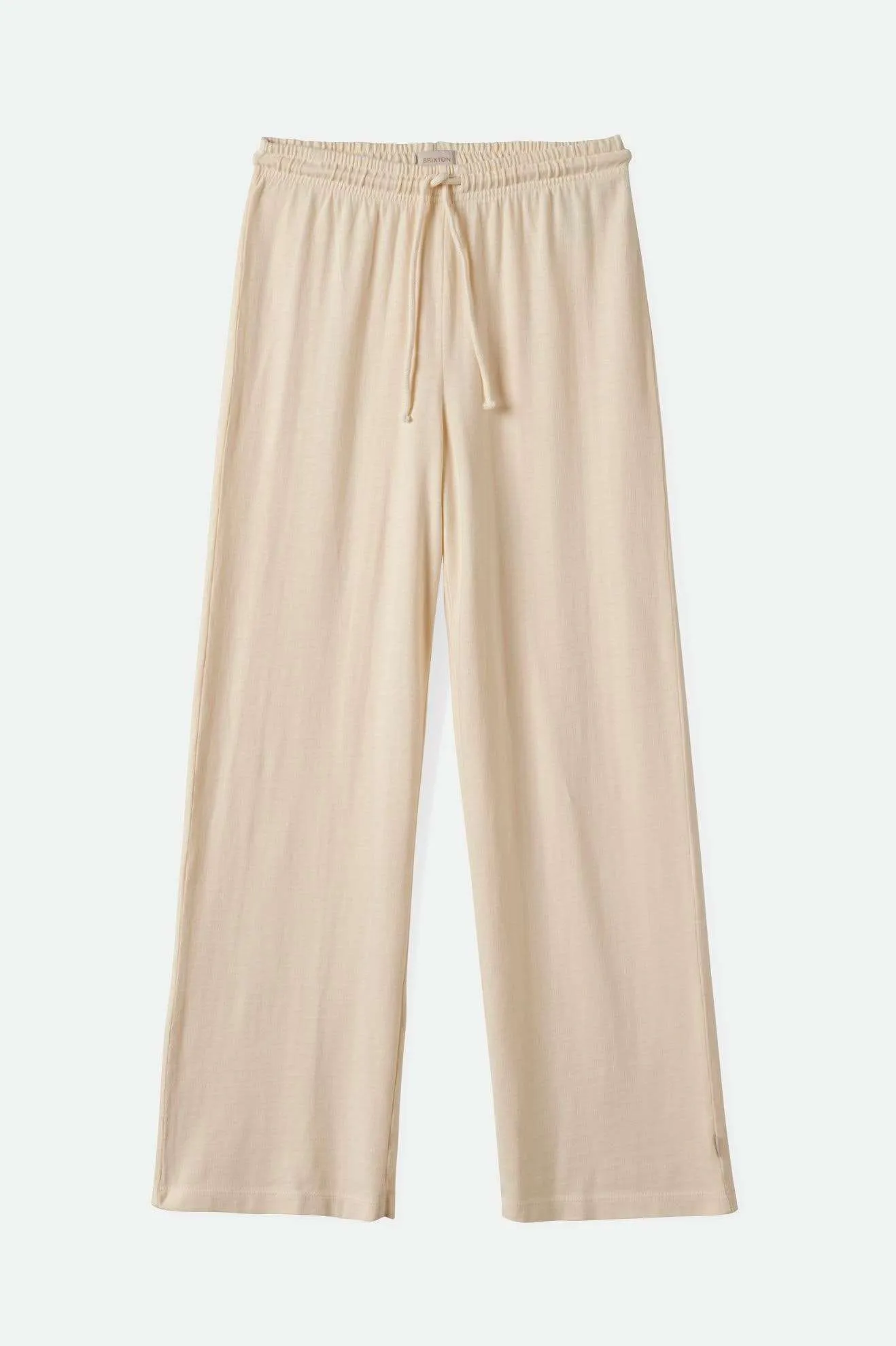 No Ride Up Carefree Organic Garment Dye Lounge Pant - White Smoke