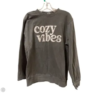 Sweatshirt Crewneck By Clothes Mentor In Grey, Size: S Functional Fashion