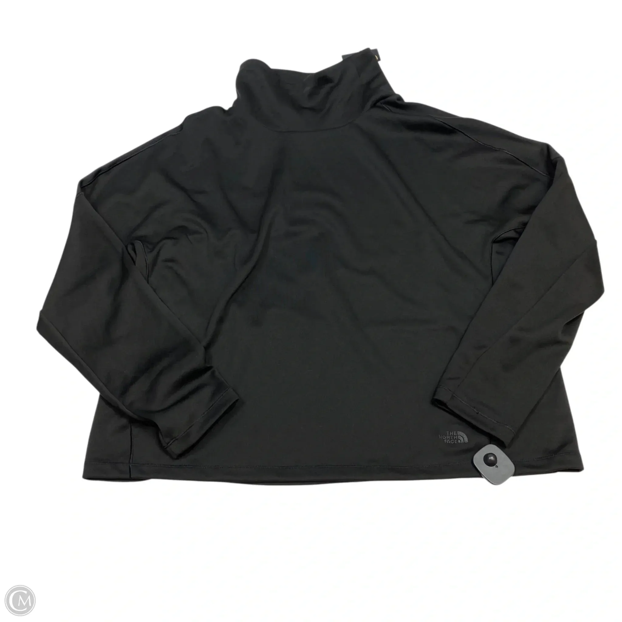 Fashion Core Athletic Sweatshirt Collar By The North Face In Black, Size: Xl