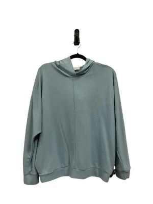 Smart Skirt Sweatshirt Hoodie By Vince Camuto In Blue, Size: M
