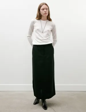 Low Waist Straight Skirt Black Calm Mood