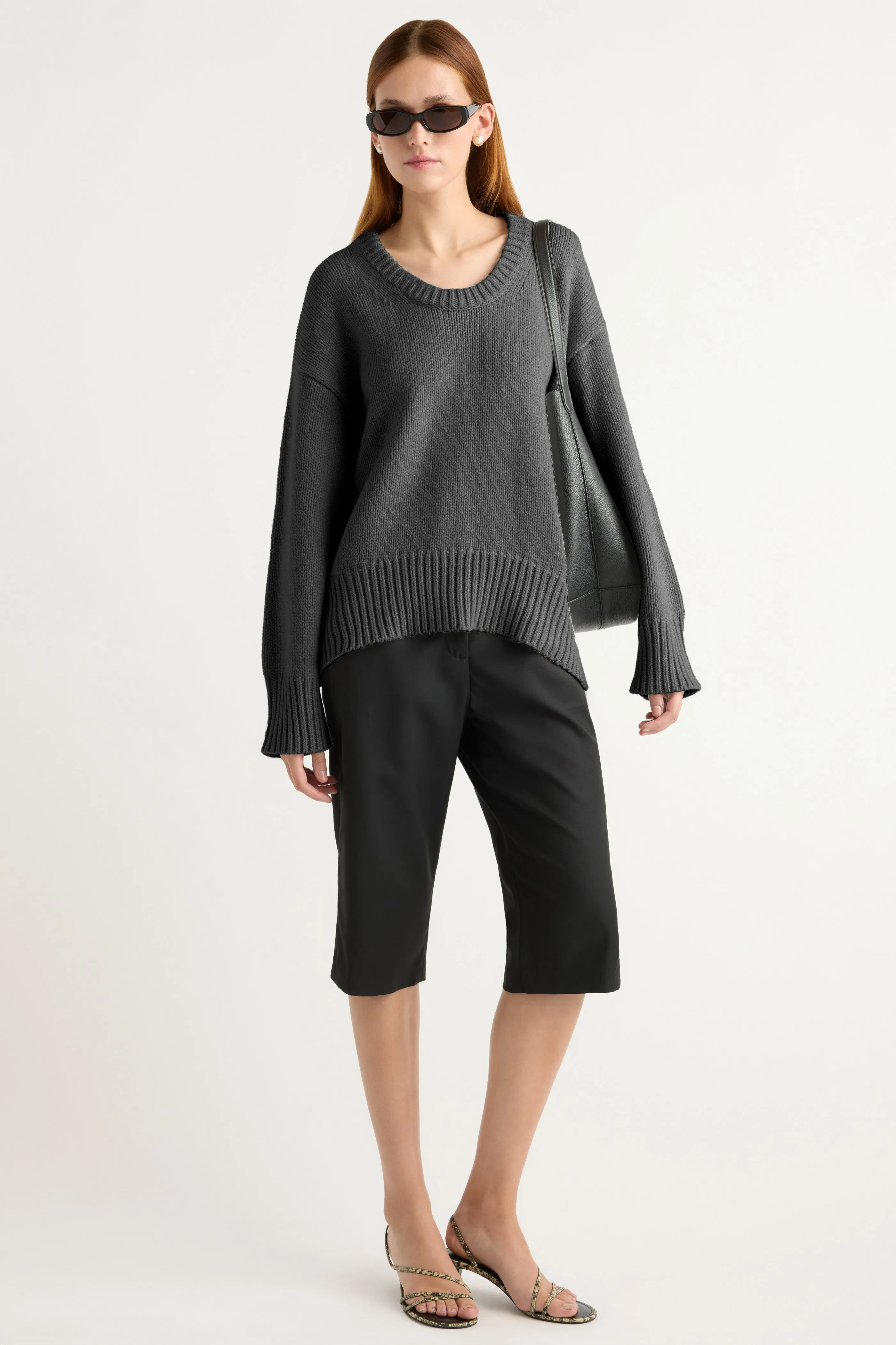 Knit Essentials Archie Deep U-Neck Sweater